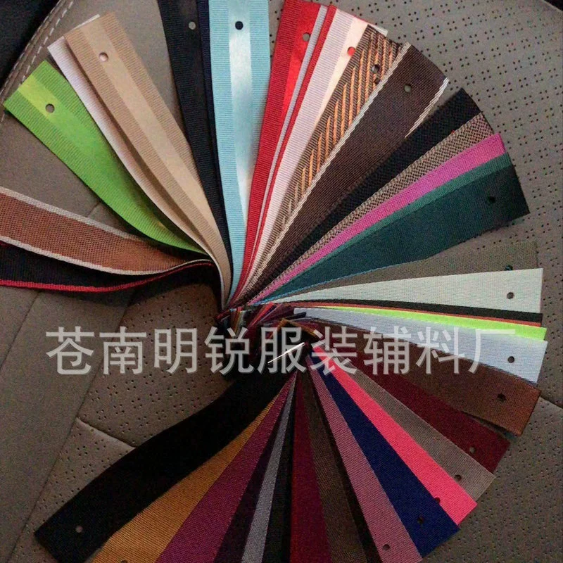 Ремешки с ребристой текстурой, атласные ленты, ремешки для сумок из имитации нейлона плотного плетения, перфорированные декоративные элементы с заклепками.