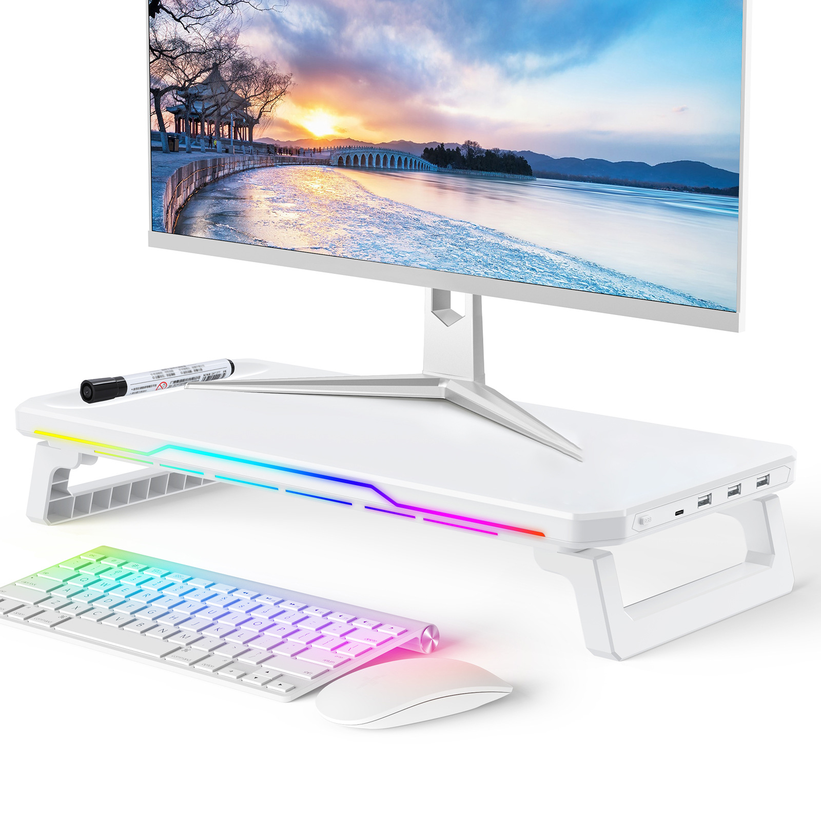 White RGB light+HUB version