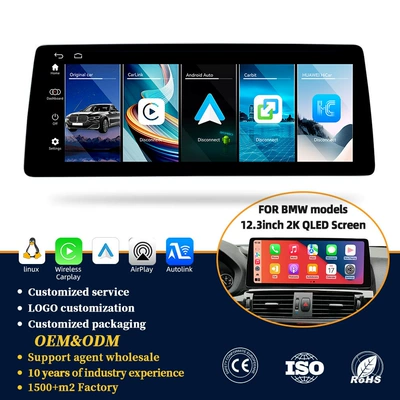 Suitable for BMW X3 F25 X4 F26 X5 E70 X6 E71 in-car large-screen central control navigation system (Car display)