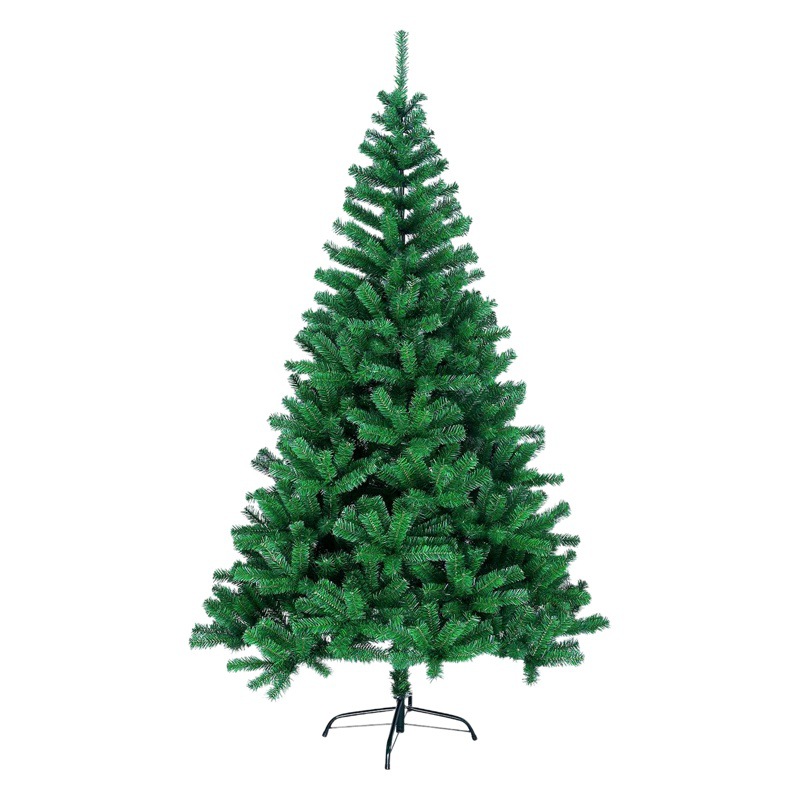 En stock al por mayor decoración de Navidad 1,2/1,5/1,8 m cifrado de PVC Rosa Blanco simulación adornos de árbol de Navidad