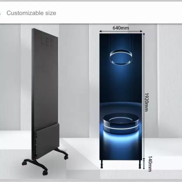 立式LED广告机 ，可多屏拼接，LED落地广告机，室内LED显示屏