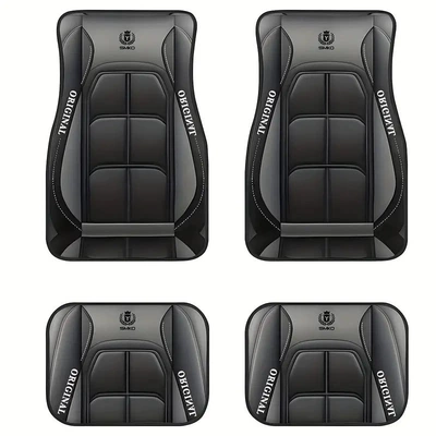 Avtomobil döşəmə paspasları – For, Four-Piece Set of Driver and Passenger - new-temu-floor-mats-24-33444468cm-two-pieces-each