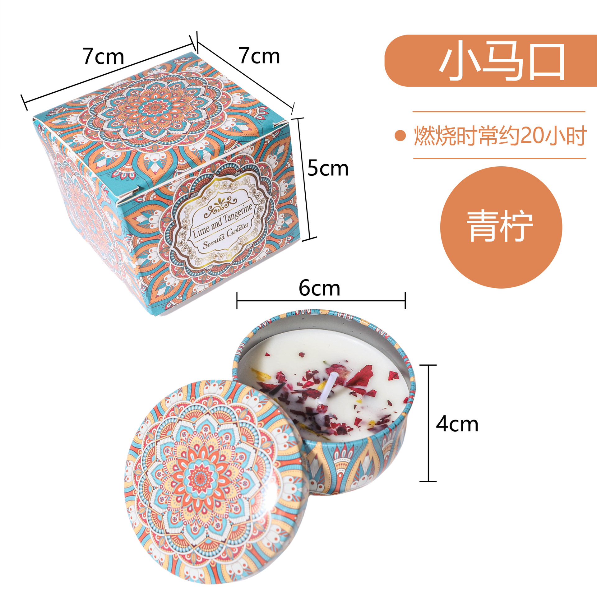 Vegetación transfronteriza cera de soja flores secas cera de cera de flores de boda regalos de cumpleaños flores aromáticas velas de aroma