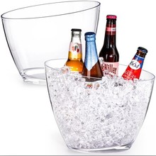 PS材质新款5.2升斜口冰桶红酒桶酒吧桶香槟桶啤酒KTV各类冰桶