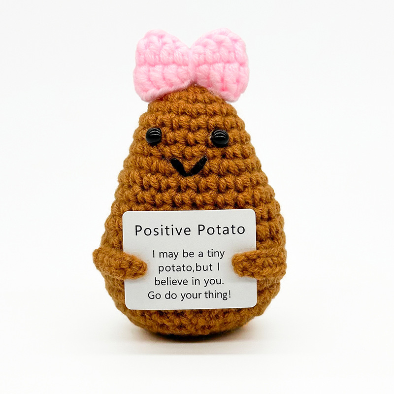 Muñeco Tejido a Mano de Felpa Decorativo para Escritorio y Regalo image 71