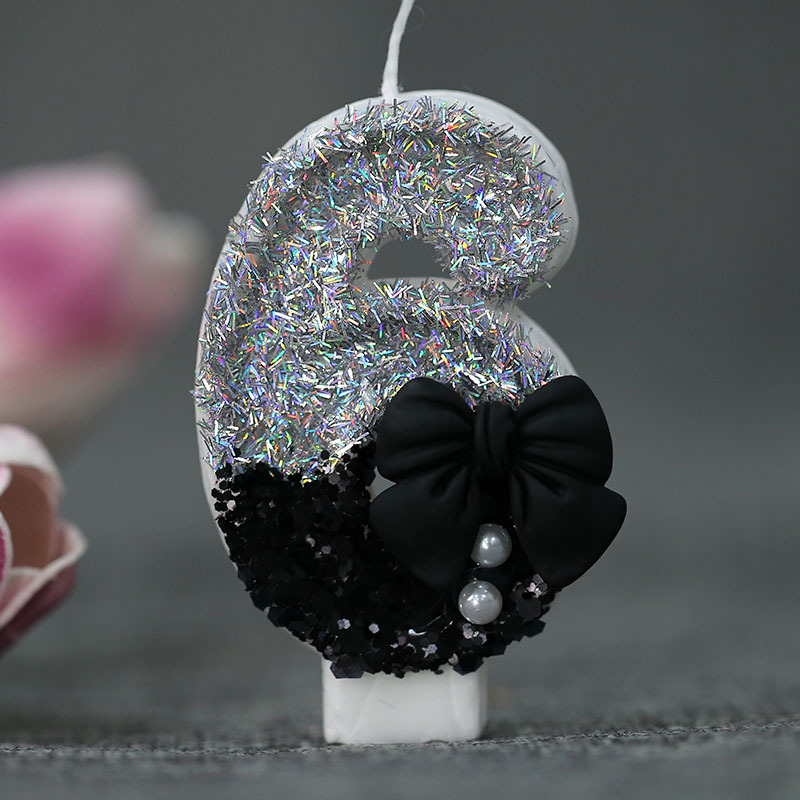 Vela de cumpleaños transfronteriza e-commerce creativo vela digital arco perla Vela decorativa para AliExpress Amazon