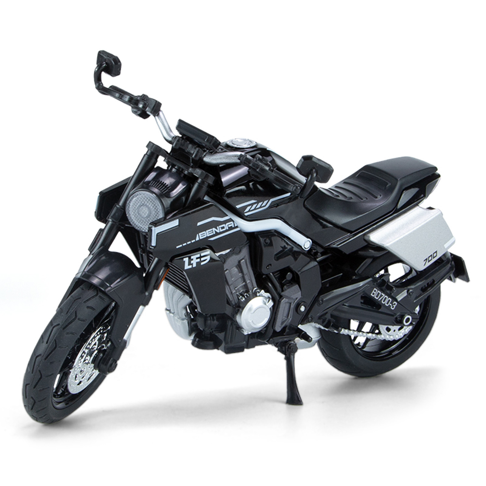Modelo de motocicleta de aleación 1:12, motocicleta Chuanqi, simulación de amortiguador, dirección, coche de juguete para niños, caja ciega transfronteriza, dropshipping