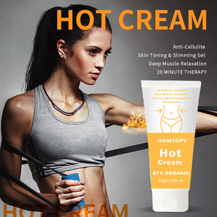 HOMTOPY Hot Gel Cream Hot Cream Slimming Cream Firming Body Shaping Exercise Front Cream Wholesale Body Shaping