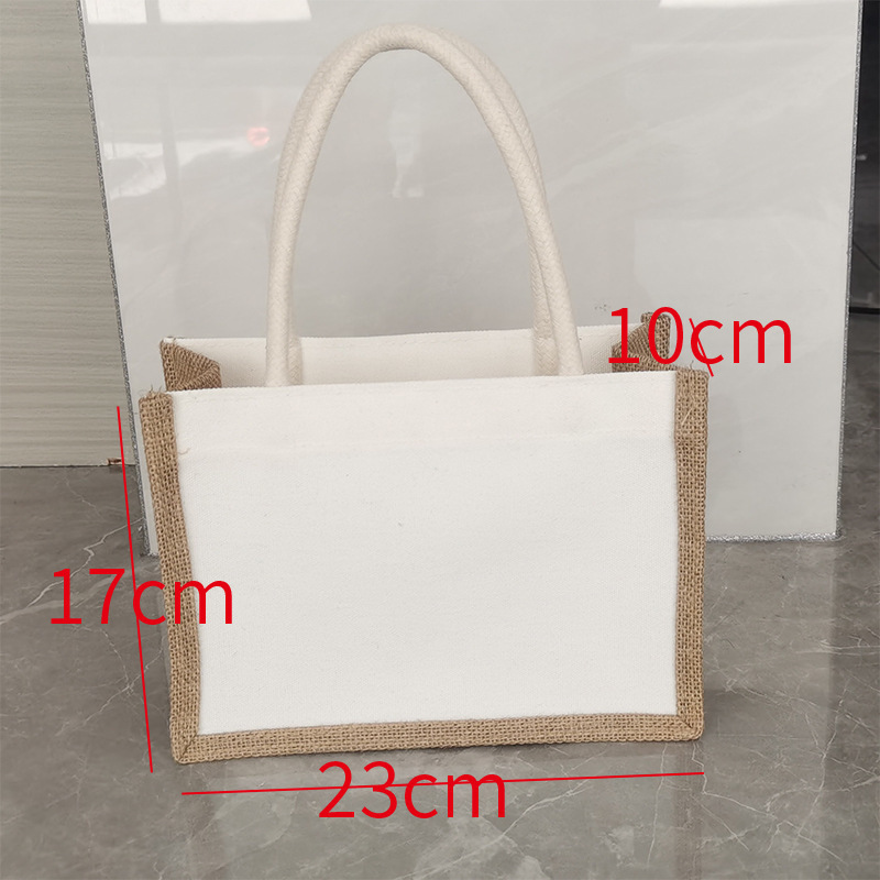 カスタマイズされたロゴ付きポータブルキャンバスバッグ、厚手のコットントートバッグ、ヨガスタジオコンサートプロモーション収納キャンバスバッグ|undefined