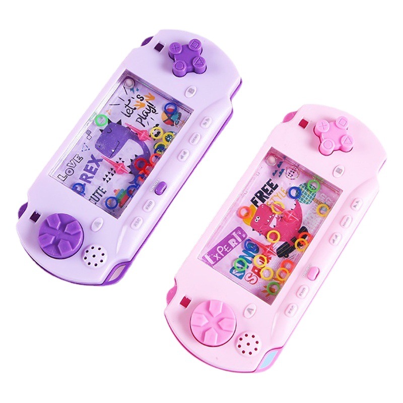 Anillo educativo para niños máquina de agua 90 s máquina de juego clásica niños y niñas movimiento cerebral infantil 80 s nostálgico juguetes pequeños