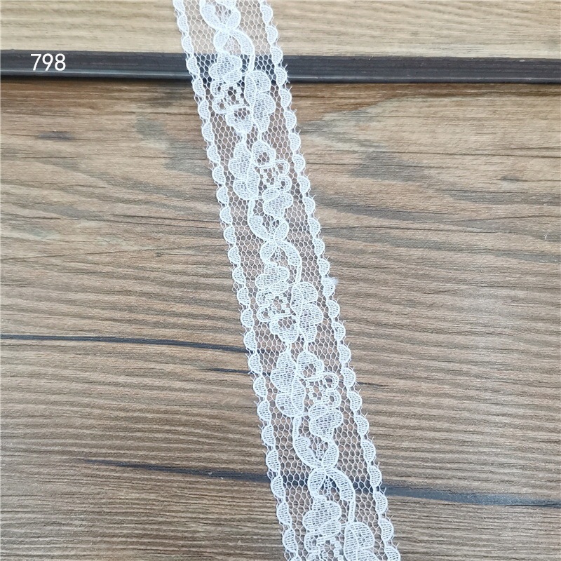 2.4cm Non-Elastic Lace Handmade Lace Ribbon DIY Bow Accessories Hair Accessories Belt Decorative Lace