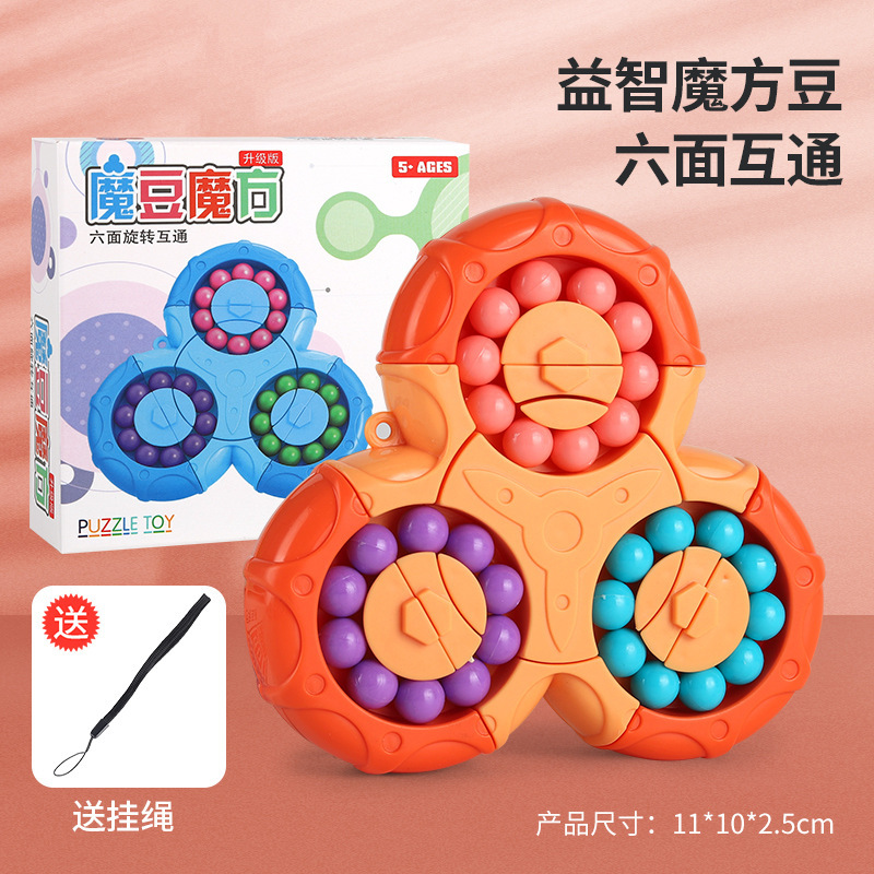 Estudiante de escuela primaria Cubo de Rubik inteligencia juguete dedo giroscopio aburrido artefacto de descompresión juguete educativo para niños regalo de jardín de infantes