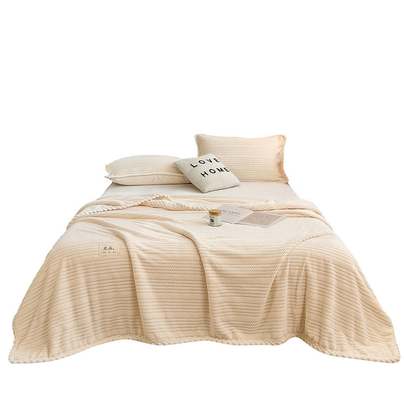 Invierno grueso cordero mantas mantas de caucho de leche de caucho de oficina siesta mantas de sofá mantas de caucho de coral pequeña edredón