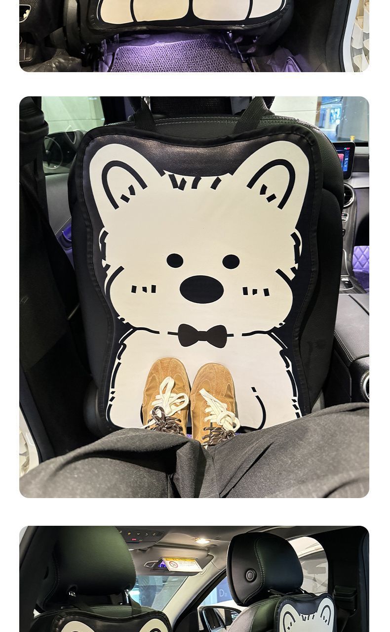 Car Anti-Kick Pad, Universal Rear Seat Back Anti-Dirty Protective Pad, Kidsren's Car Rear Seat Protective Pad, Anti-Kick Pad