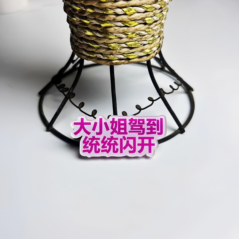 新款搞怪文字鸭嘴夹趣味可爱边夹个性碎发刘海夹地摊一元头饰发饰|undefined
