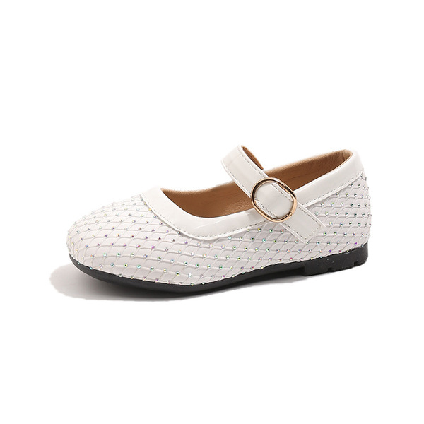 Demi-season shoes with rhinestones