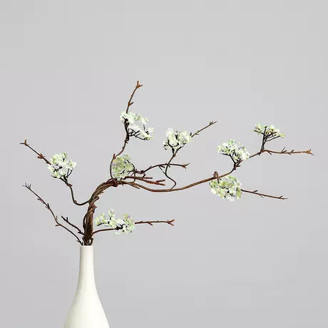 Small floral branch light green