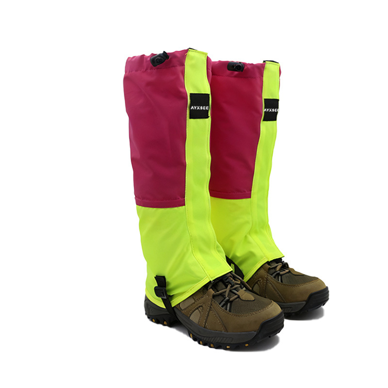 성인용 핑크 & 형광 그린 배색