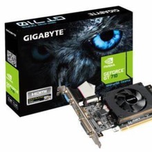 适用技嘉 GeForce GT 710 2G DDR3 显卡 半高刀卡设计/耐久设计 N