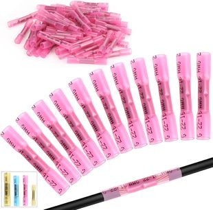 Mbsomnus 60 Pcs Solder Seal Wire Connectors Waterproof 22-16 Awg St