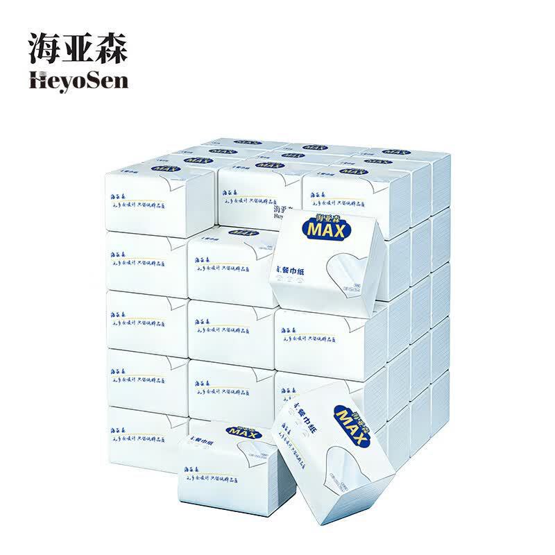 Haiyaisen M3006 3-ply unscented 230*230mm 75 sheets/pack 1/ 60% off napkin paper 60 packs/box