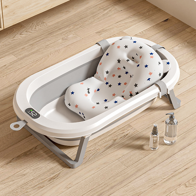 Baño de bebé sensible a la temperatura Baño plegable para bebé en casa
