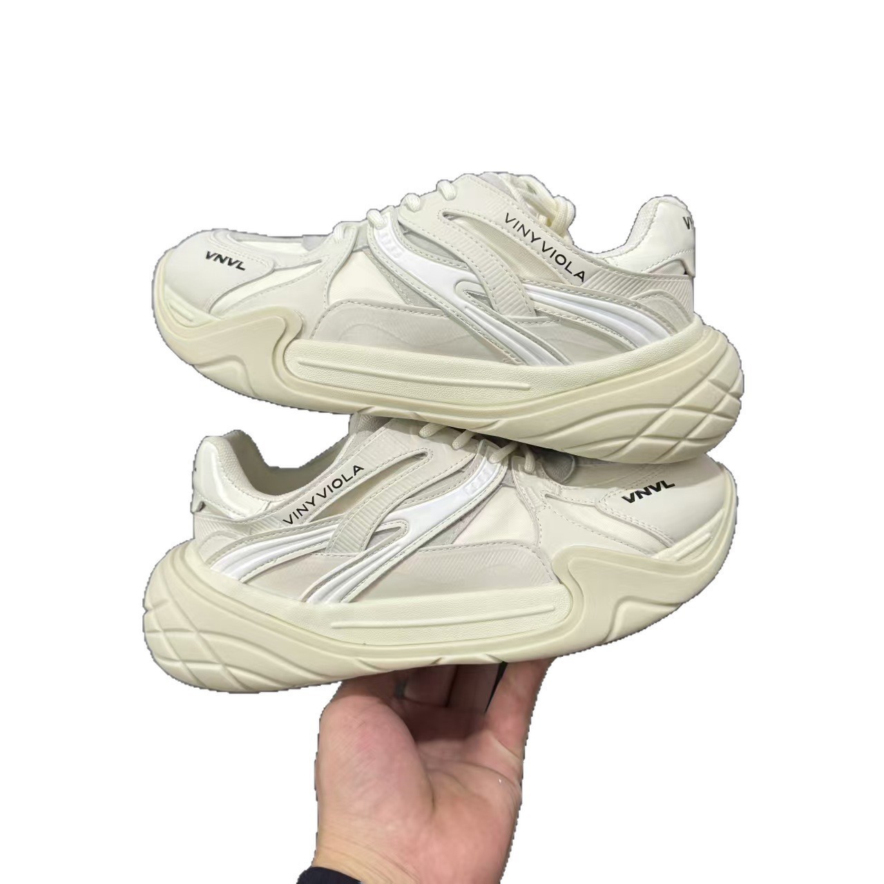 2025 Autumn New Fashionable Dad For Women, Thick Sole, Height Increasing, Lightweight, Comfortable, Versatile, Sports_vogvips.com
