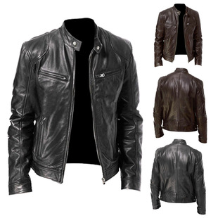 2022 man Leather jacket Coat men Autumn Winter jackets coats