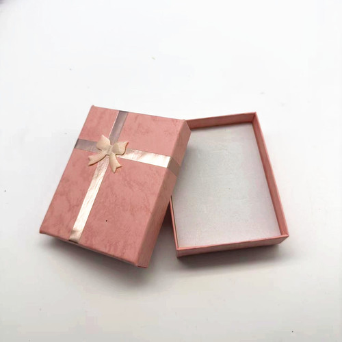 Bow necklace ring earrings bracelet packaging box exquisite gift box 7*9*3 jewelry box jewelry box