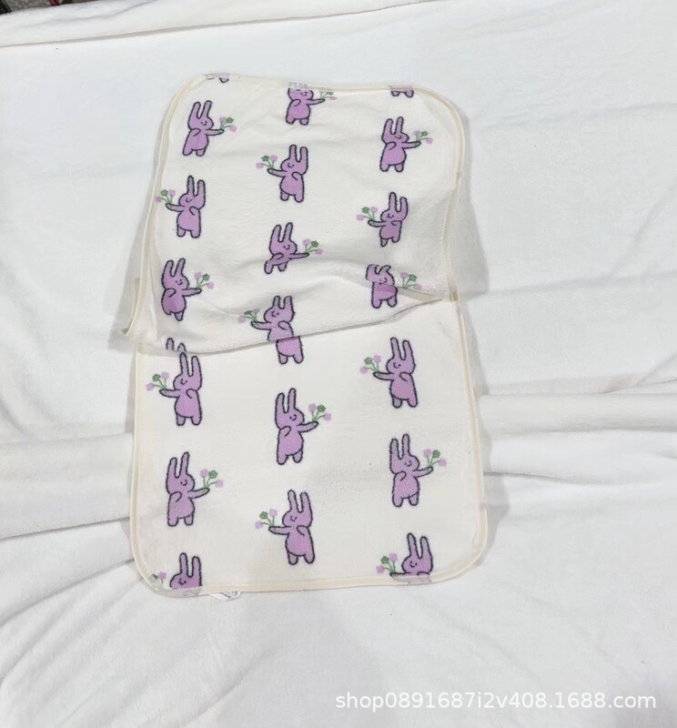 Original homemade cute cartoon rabbit towel ins high-looking student face towel Original homemade cute cartoon rabbit towel ins high-looking student face towel
