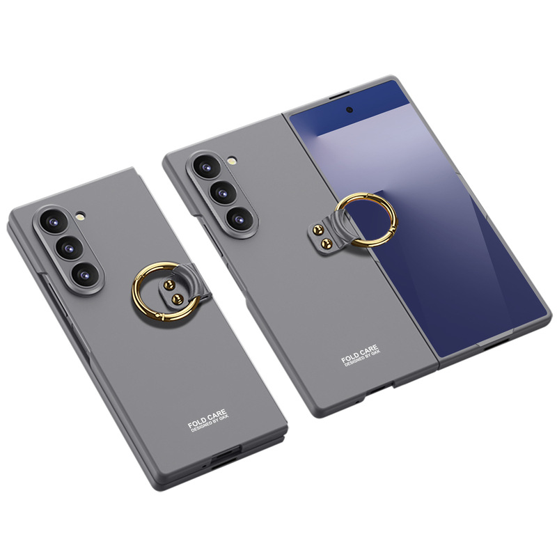 Samsung Galaxy ZFold7 携帯電話ケース折りたたみスクリーンリングクリエイティブ超薄型フリップビジネスファッションシンプルに適しています|undefined