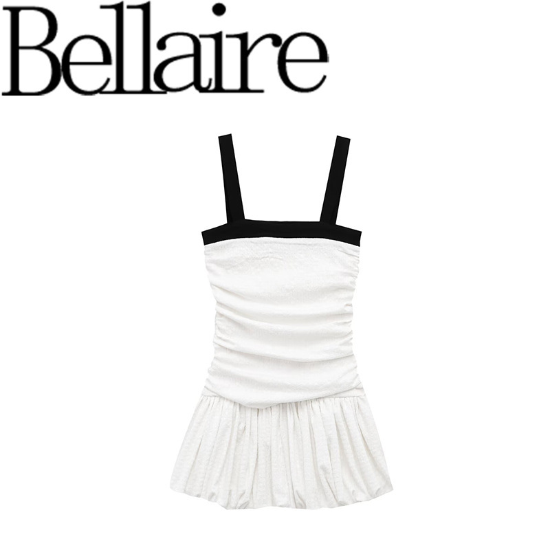 Za Export Wholesale European and American Style French Women's French Design Balloon Pattern Texture Dress 5067171