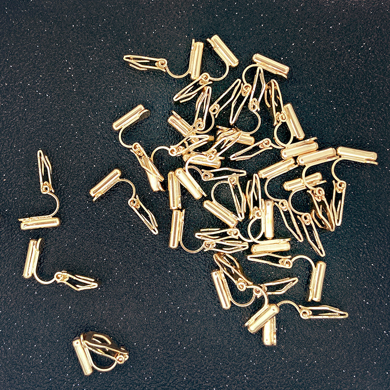 Triángulo oreja clip convertidor pendientes de plata aguja de conversión triángulo clip accesorios de joyería DIY hecho a mano earless clip de oreja