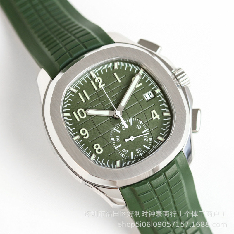 Nautilus Watch Rubber Watch Patek Grenade Series Fully Automatic Mechanical Men's Watch Manufacturer Wholesale Dropshipping
