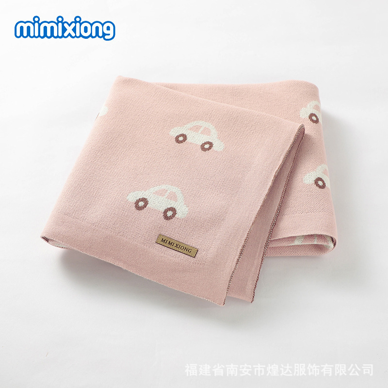 Ins venta caliente 2020 manta para bebé manta jacquard de punto para coche manta a prueba de viento para bebé