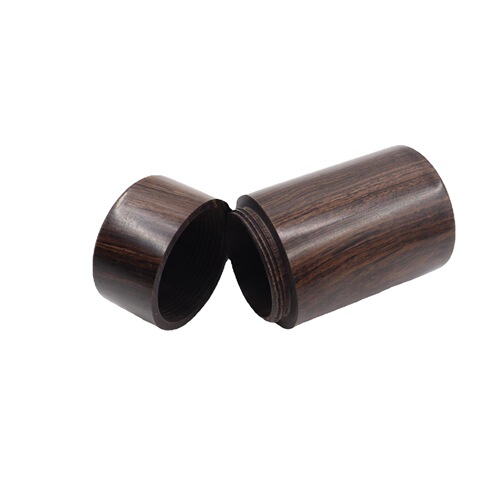 Creative purple sandalwood toothpick holder portable toothpick jar portable syringe storage solid wood toothpick box manufacturer wholesale