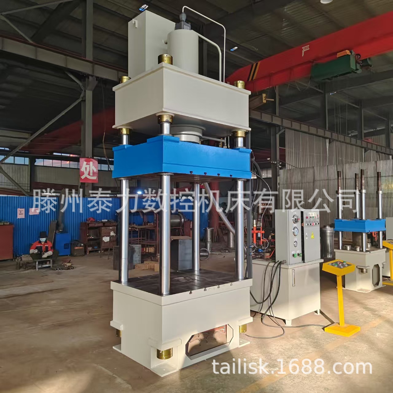 泰力数控200吨四柱液压机汽车刹车片成型模具冲压拉伸机粉茉压制