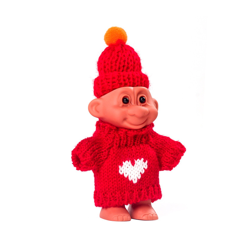 Encendedor suéter retro 90s sombrero troll muñeca dulce cool chica bungee cubierta de cigarrillos de silicona