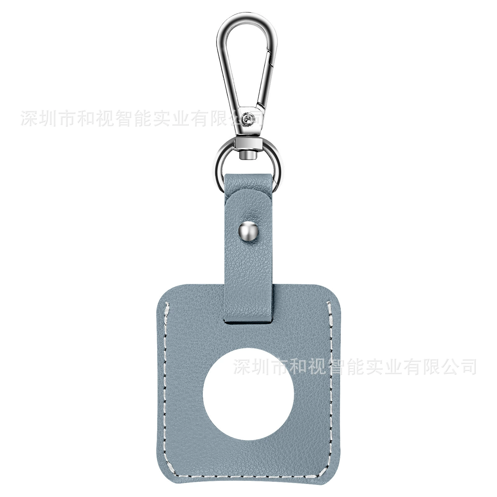 Подходит для Apple AirTag Позиционирующий трекер Защитный чехол Кожаный защитный чехол Квадрат B Аксессуары для Apple