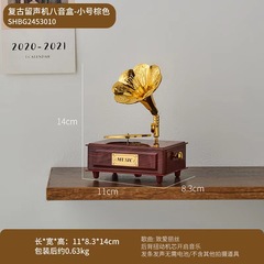 ヨーロッパのレトロなレコードの蓄音機のオルゴールの家庭の客間のバーの喫茶店のオルゴールの装飾の置物の卸売り