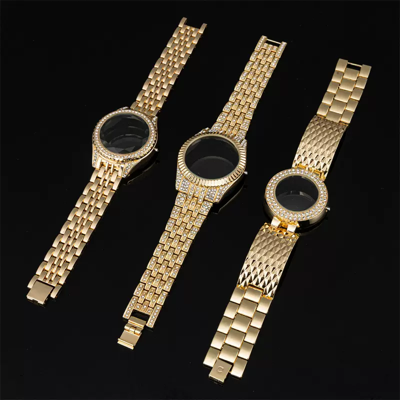 奢华手表壳大全套定制金属材质合金表壳配件源头工厂定制批发钢壳