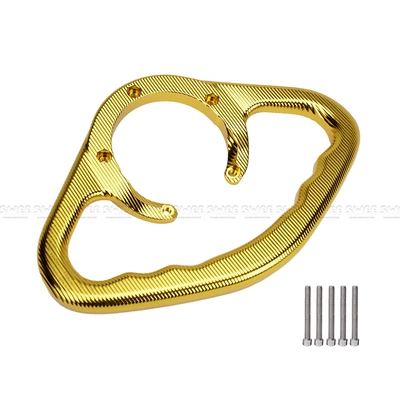 Kawasaki/Yamaha/Suzuki Motorcycles, Universal Modified: Motorcycle Safety Supplies - gold-with-screws-kawasaki-models