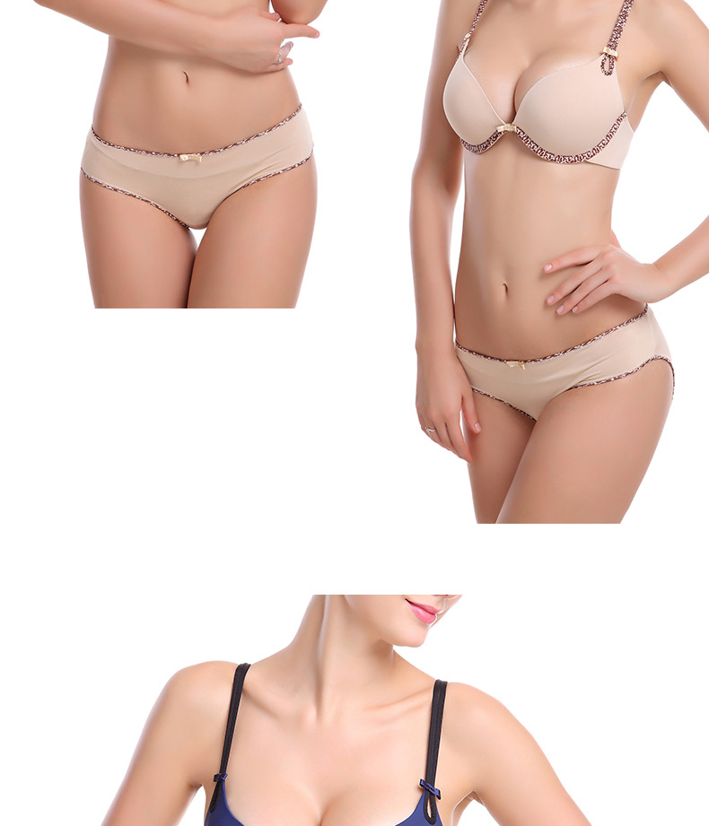 Fengqiu Winter New Bra Set with Smooth Steel Rim Memory Cotton Thickened Gathering Women's Underwear_voghion.com