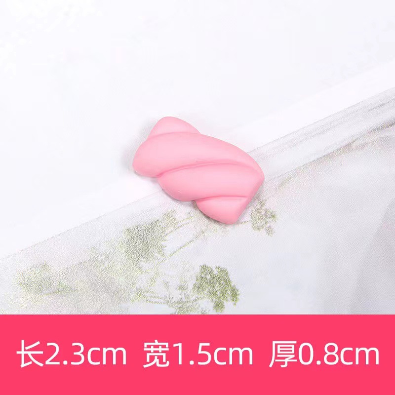 Macarón simulación de algodón diy accesorios de resina al por mayor crema pegamento clip de pelo parche de caso de teléfono móvil venta directa