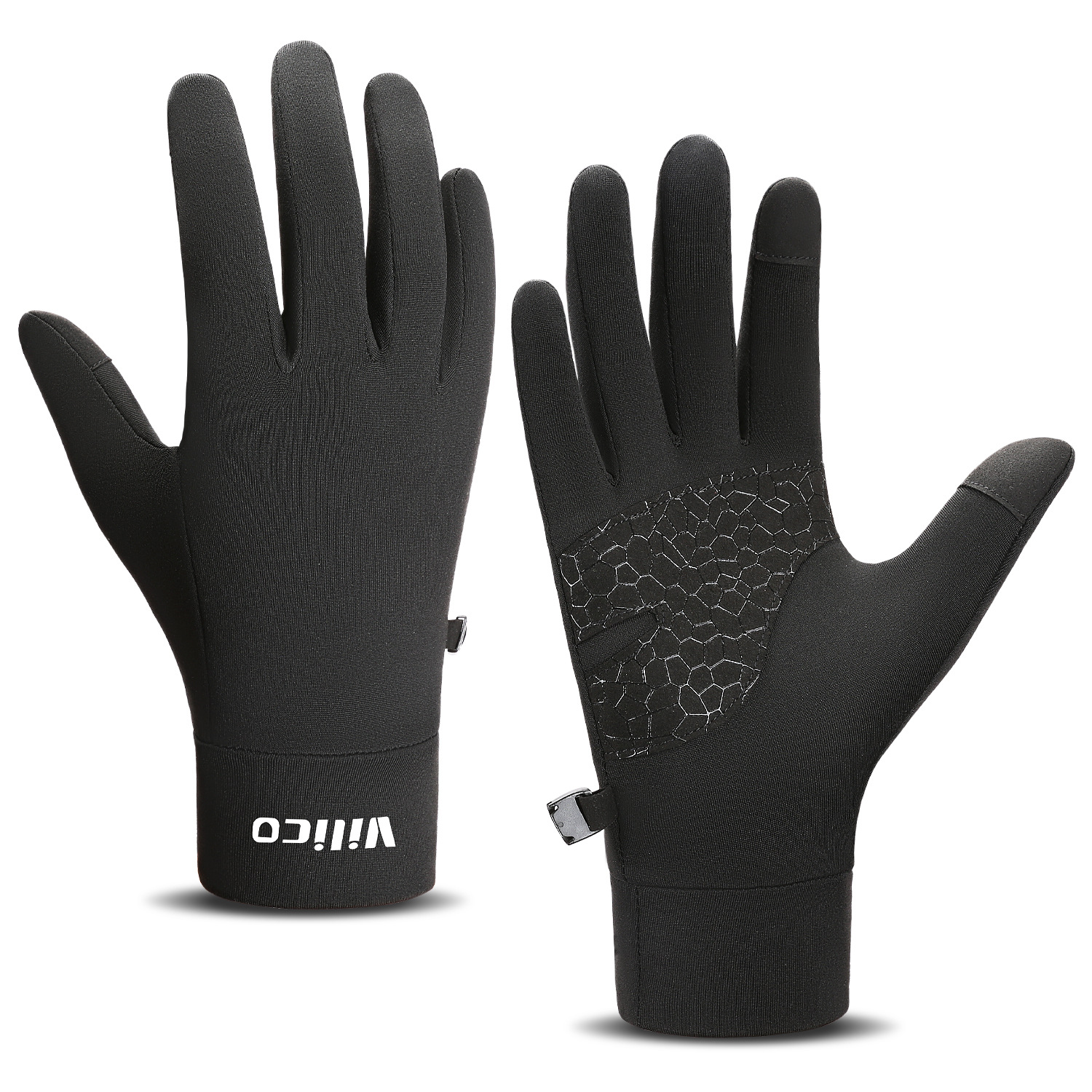 Deportes al aire libre para correr hombre invierno caliente guantes de montar pantalla táctil de punto mujeres otoño invierno delgado al por mayor