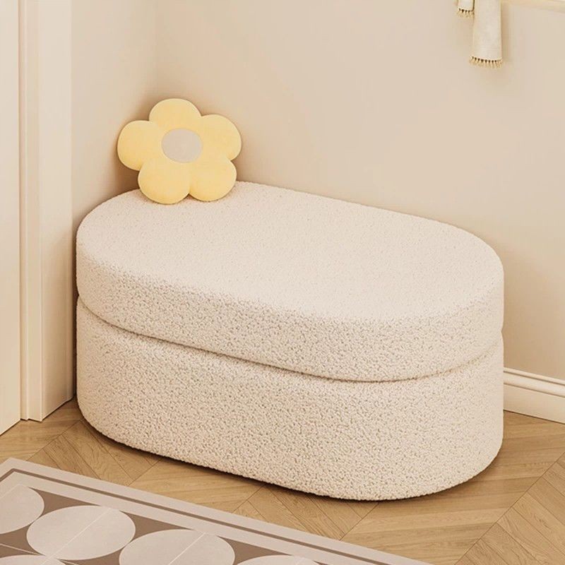 Taburete de zapatos de cambio de puerta doméstica taburete de zapatos de lujo ligero de alto nivel sensación de sala de estar sofá taburete de asiento taburete de vestuario taburete largo image 2