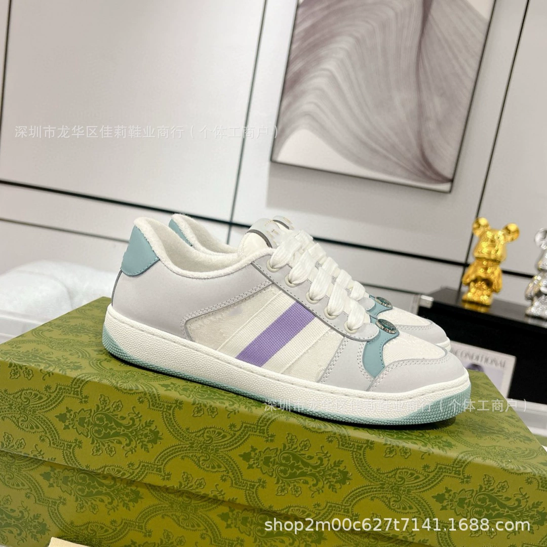 G Home Glacier Blue Sakura Пыльца пара грязные туфли 2024 новые классические повседневные туфли ретро старые маленькие грязные туфли