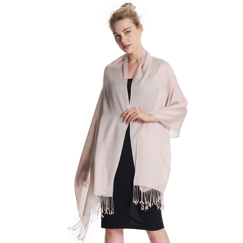 Chal de aire acondicionado de lana Decaijia para mujer, calidez de primavera y verano, bufanda de gama alta de color sólido de todo fósforo, bufanda de aire acondicionado de oficina