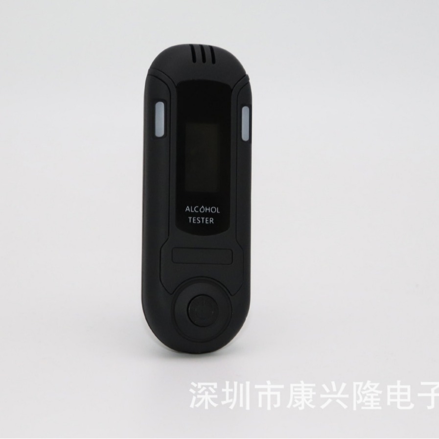 英文版新款彩屏显酒精检测仪高精度测酒驾非接触吹气式酒精测试仪
