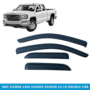 Suitable for Gmc Sierra1500 2014-2019 Double Cab Rain Guards Side Windows